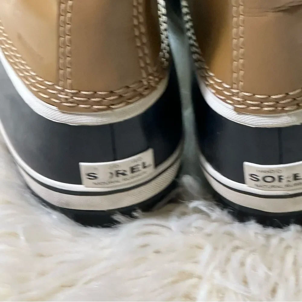 Sorel Women’s Winter Boots Faux Fur Lined Gray Waterproof Size 4 EU
